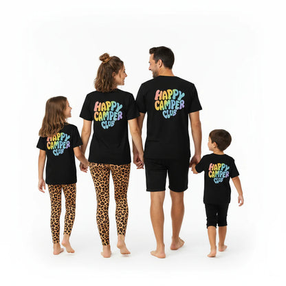 Unisex-Bio-Baumwoll-T-Shirt | schwarz mit buntem Aufdruck