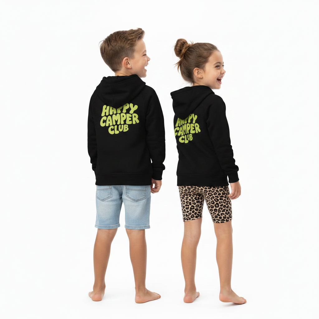💚 Happy Camper Club Kinder-Hoodie
