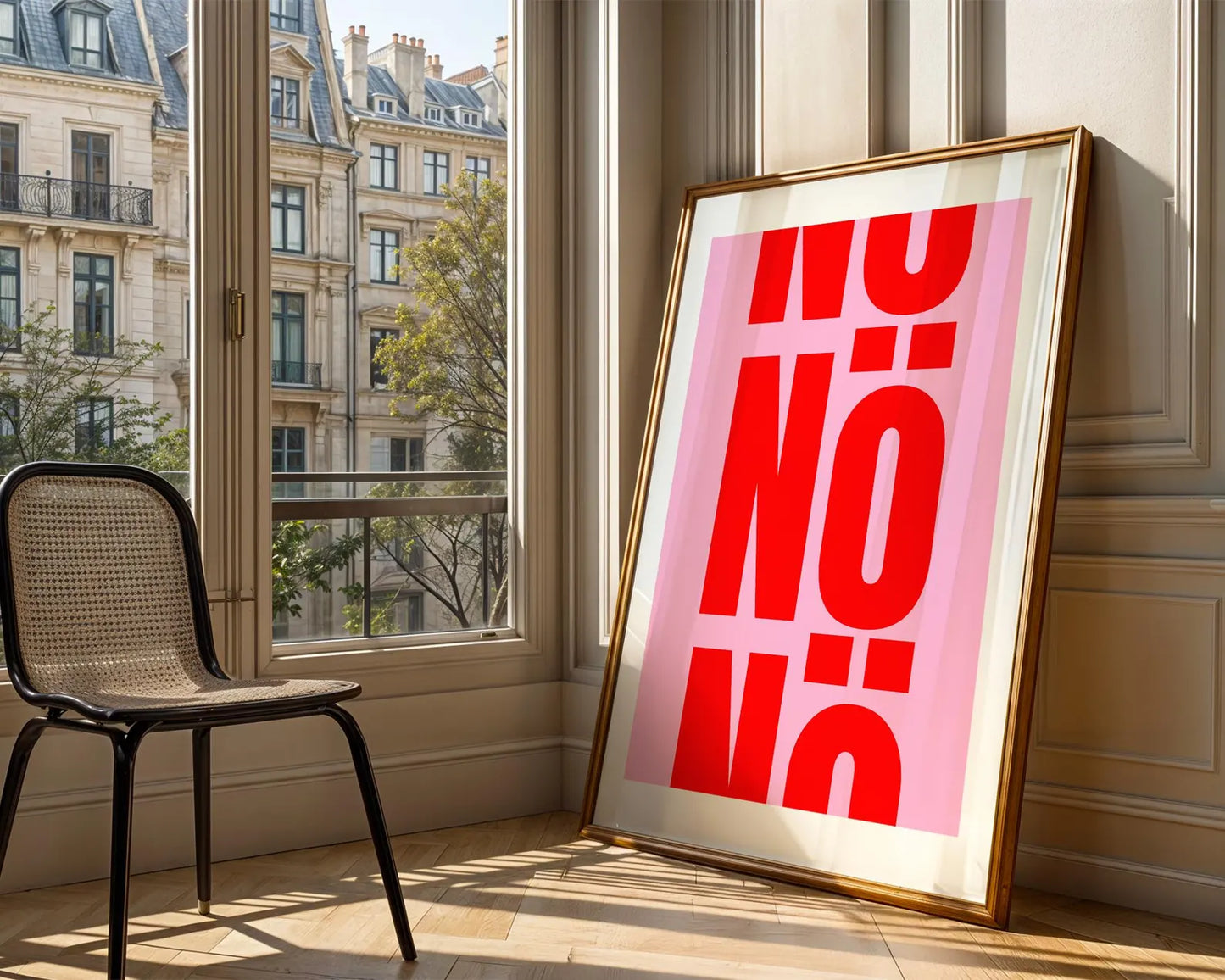 Modernes Typografie-Poster