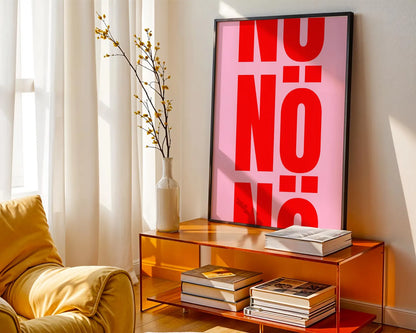 Modernes Typografie-Poster