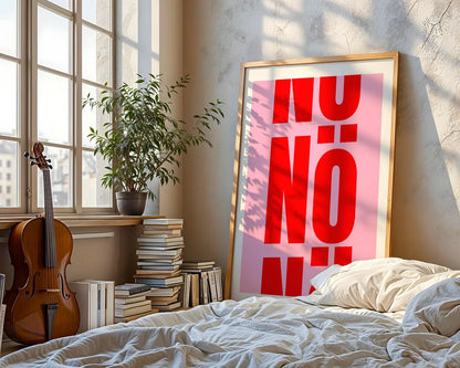 Modernes Typografie-Poster