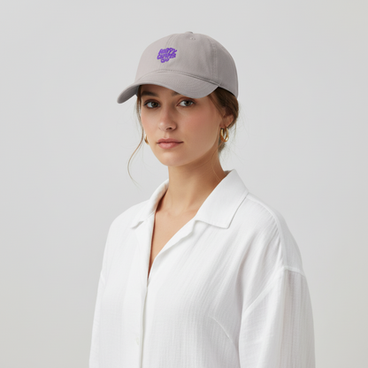Bestickte Happy Camper Club Cap Lila Edition