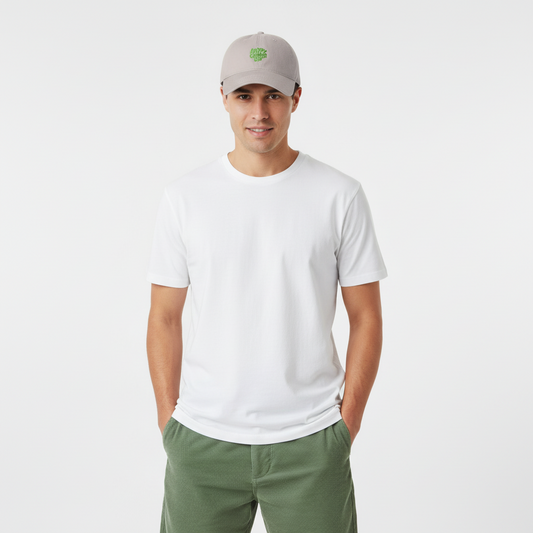 Happy Camper Club Cap mit grünem Print