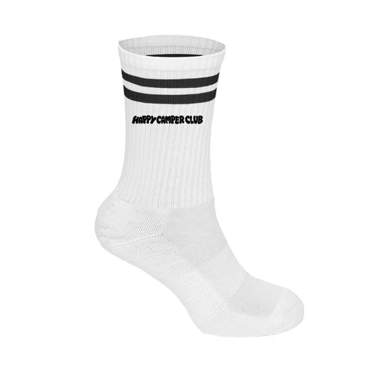 Happy Camper Club Tennissocken Schwarze Streifen