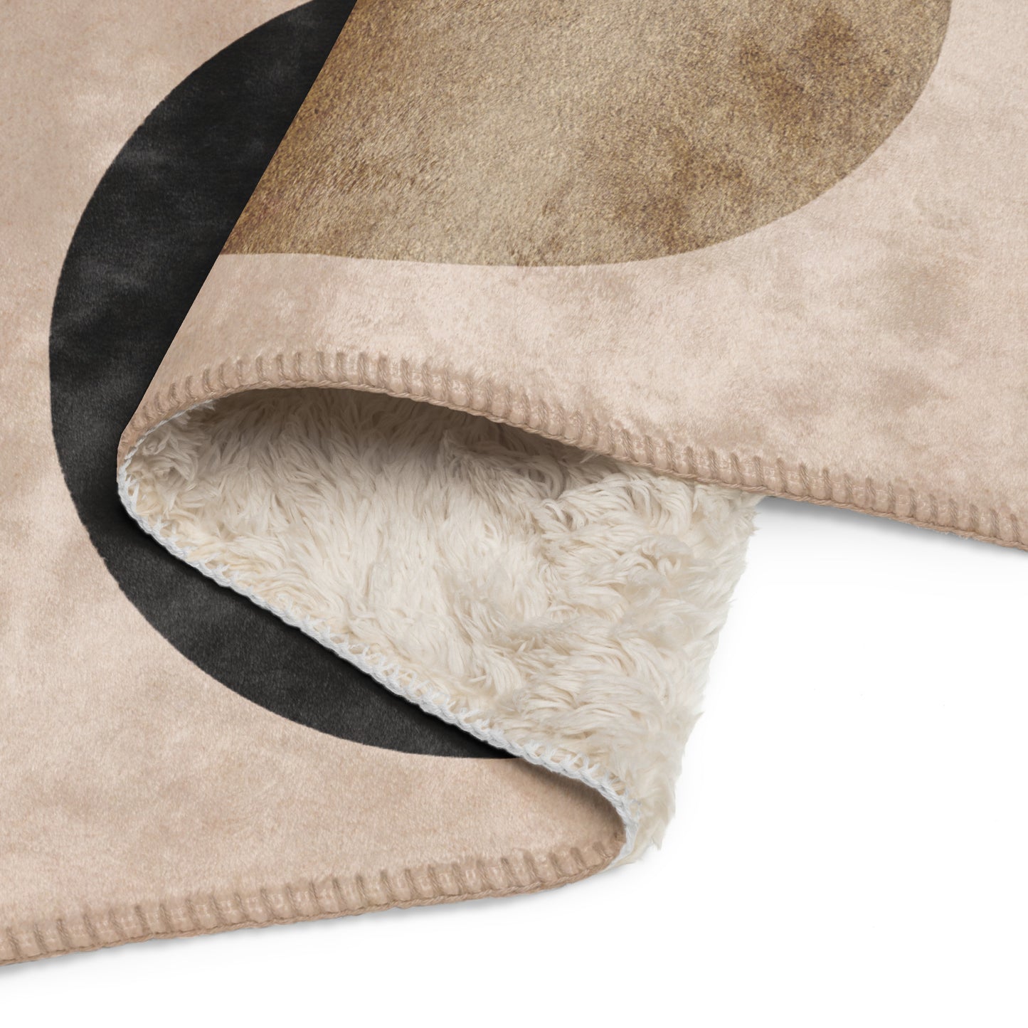 Premium Sherpa Kuscheldecke | Boho Design