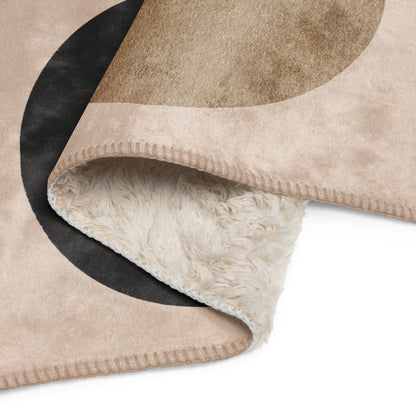 Premium Sherpa Kuscheldecke | Boho Design