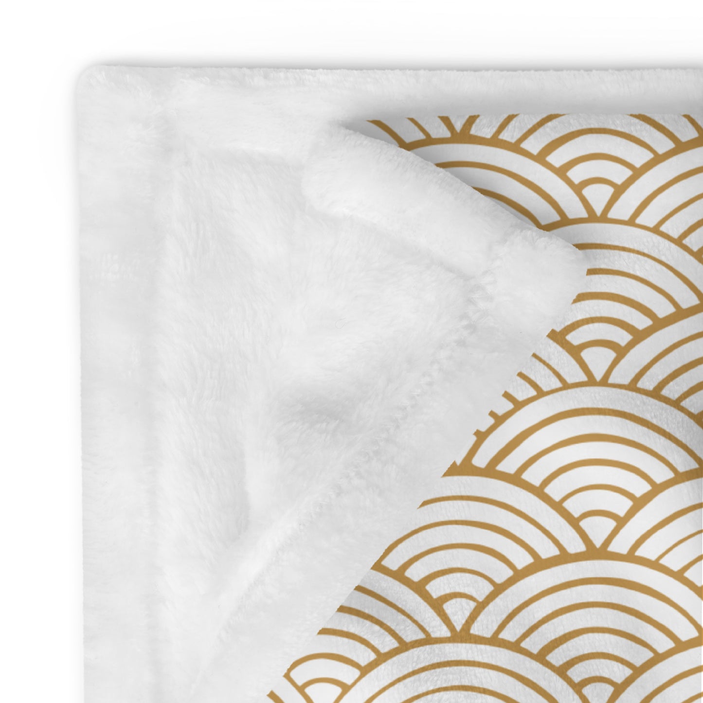 Tagesdecke mit Wellenmuster beige