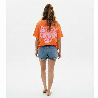 🧡 Happy Camper Club Camper Shirt – Orange