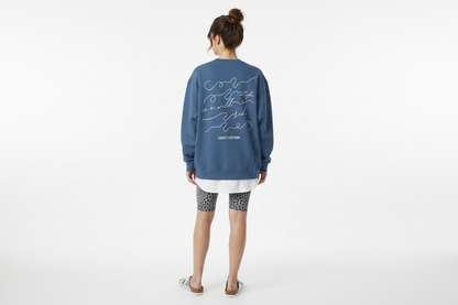 Statement Pullover: Life is a wild ride – Always keep going.