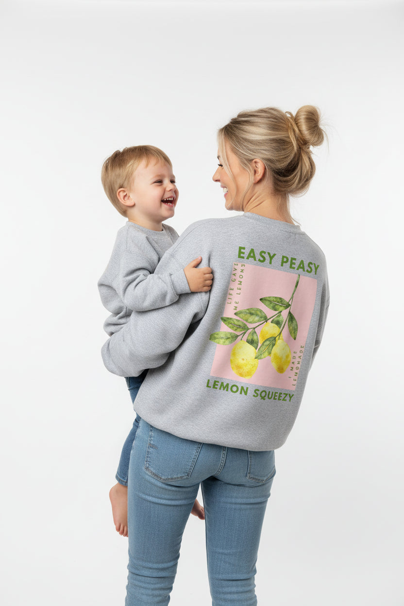 🍋 Sweatshirt „Easy Peasy Lemon Squeezy“