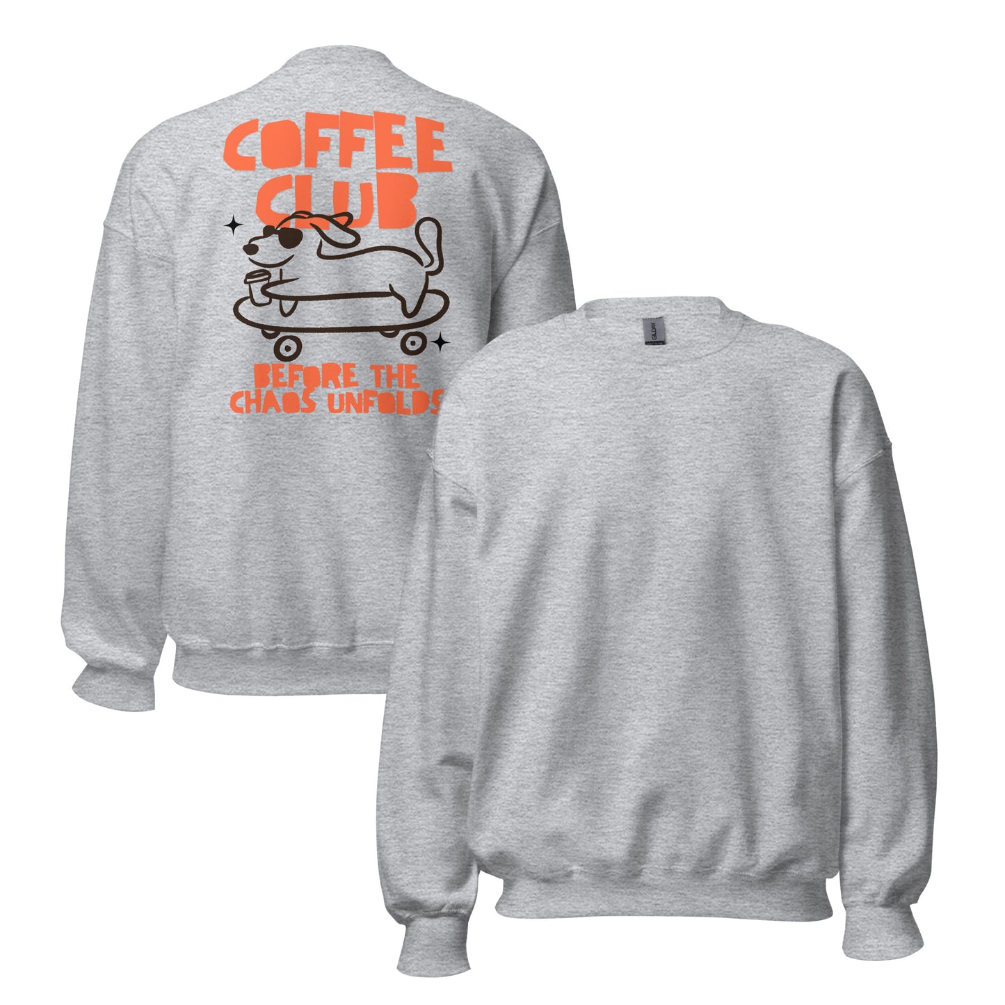 „Coffee Club – Before the Chaos Unfolds“ Pullover