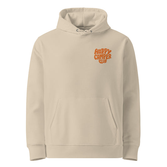 Bestickter Happy Camper Club Unisex-Kapuzenpullover