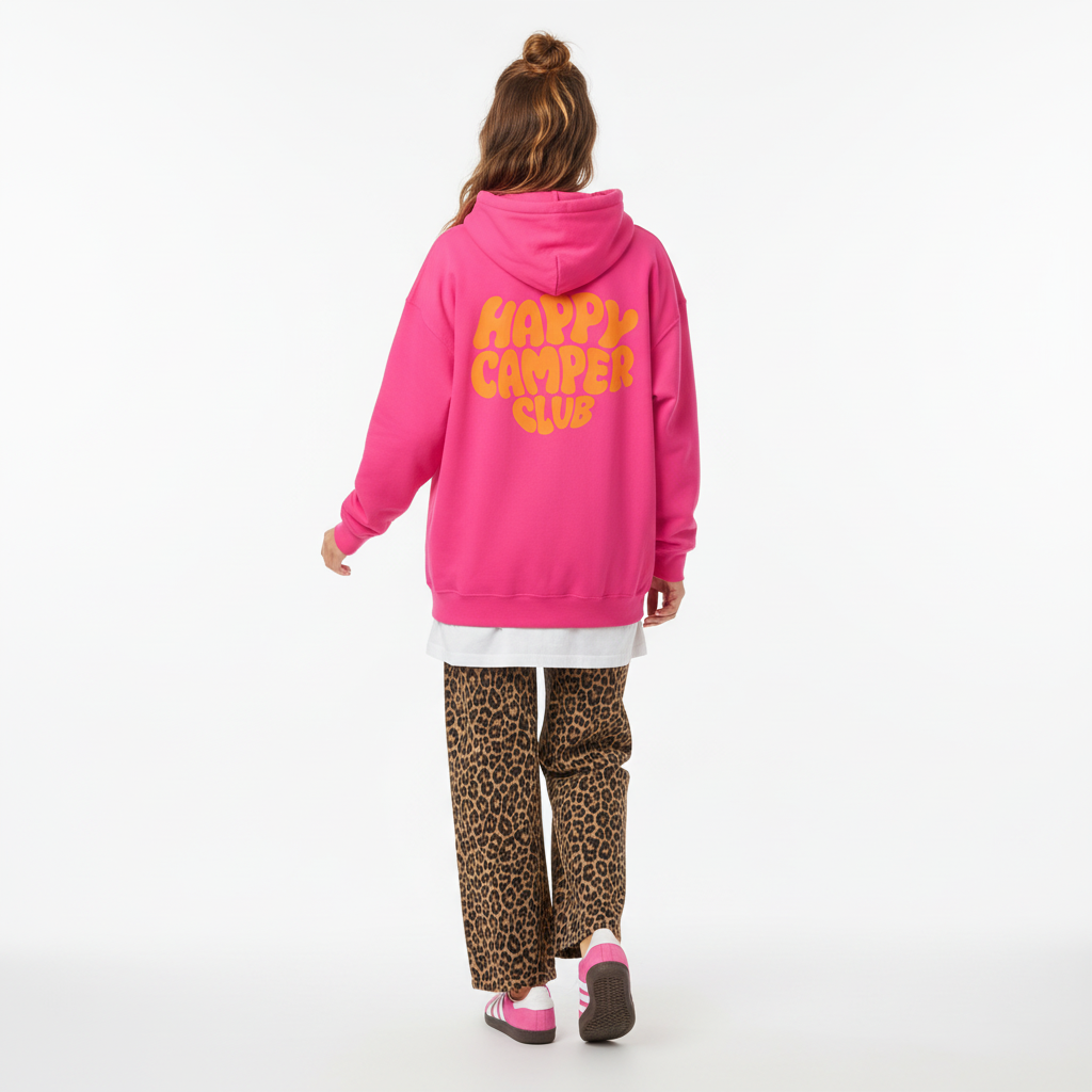 Happy Camper Club Hoodie — der Pinke Liebling!